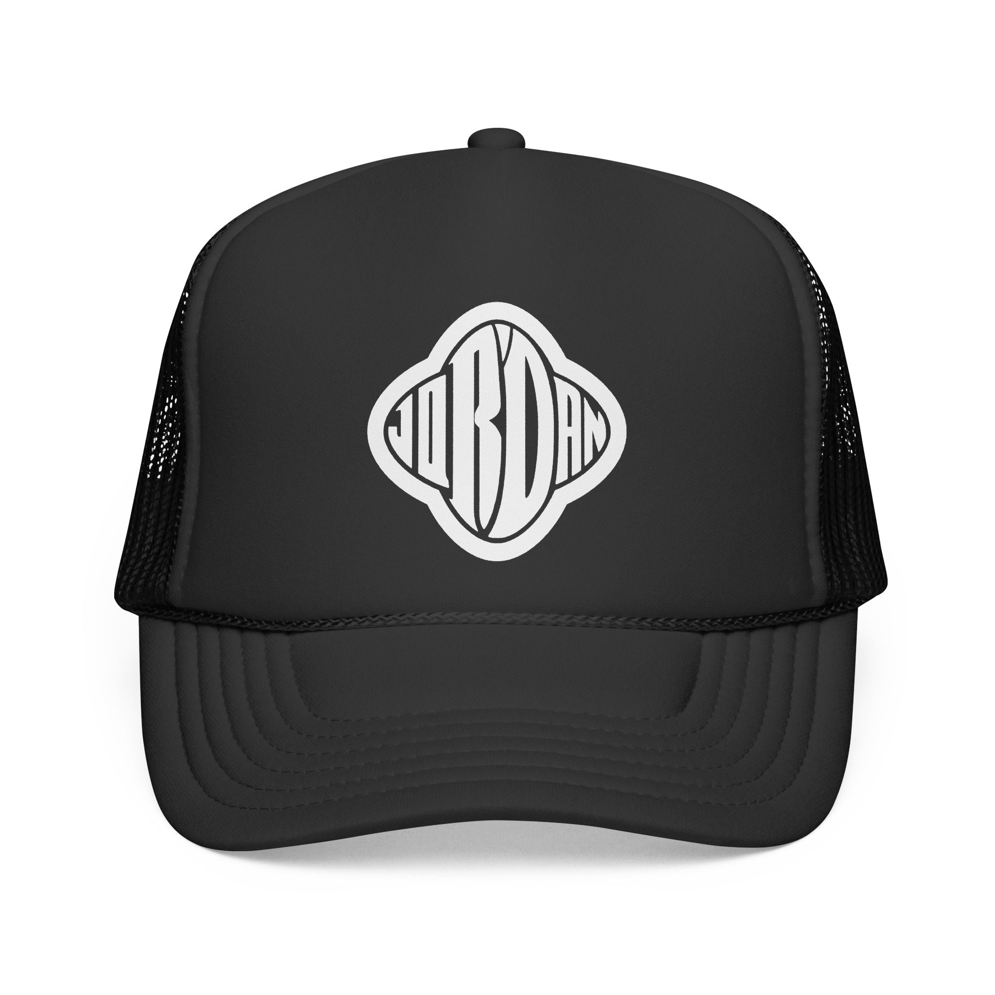 Jor’Dan Armstrong White Logo on Black Trucker Hat