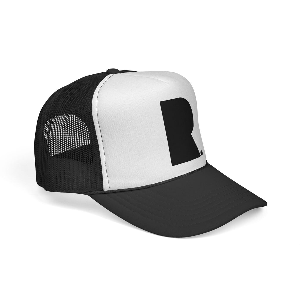 White/Black REVIVL “R” Trucker Hat
